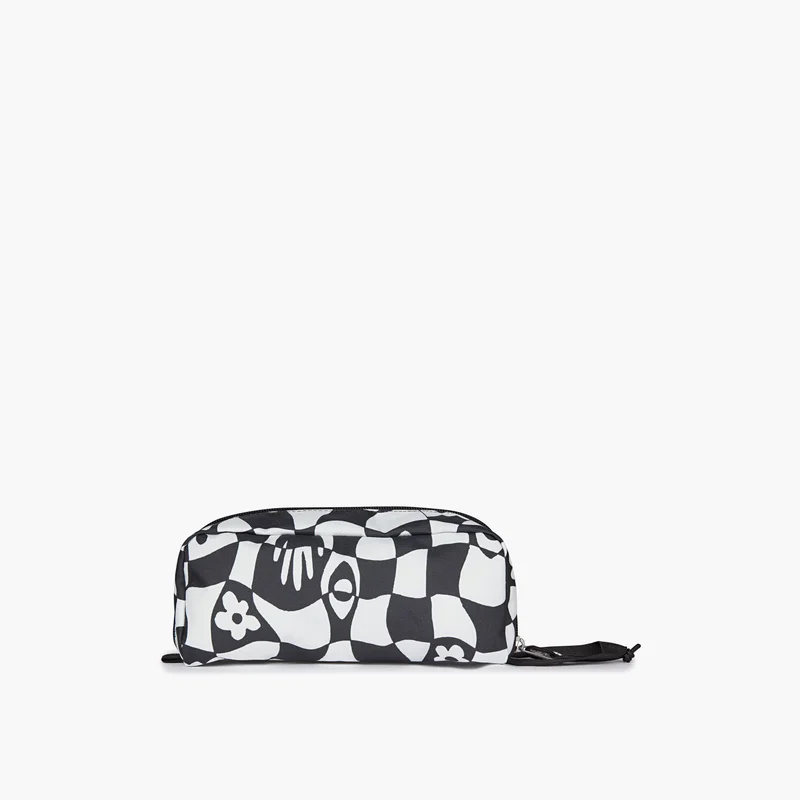 JANSPORT Printed Pencil Pouch in Black and White for Kids